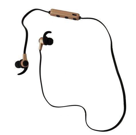 Casti Sport Wireless Bluetooth iUni CB41, Handsfree, Microfon, Control Volum, Magnet, Gold